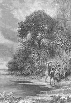 Drei Männer töten einen AI-Sloth im Jahr 1869