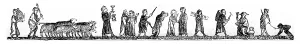 Agricultural Artwork Drucke: Menetrier, Shepherd, Shouter of wine
