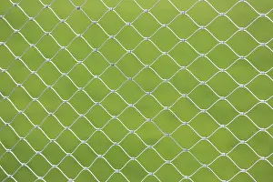 Symbolic Picture Concept Drucke: Mesh screen made of interwoven metal cables