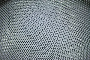 Metal Grid Background Drucke: Metal grid background from filter