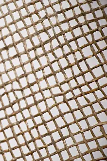 Deserted Metal Surface Drucke: Metal surface as a background texture pattern