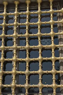 Deserted Metal Surface Drucke: Metal surface as a background texture pattern