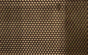 Deserted Metal Surface Drucke: Metal surface as a background texture pattern