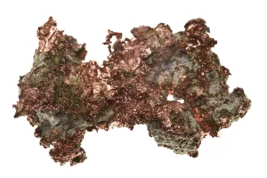 Close Up Macro Shot Drucke: Metallic copper, copper nugget