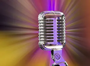 Empty Recording Studio Drucke: Microphone