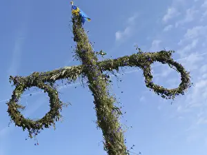 Dalarna County Landscape Drucke: Midsummer in Sweden