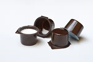 Plastic Packaging Drucke: Milk in portion pack, plastic packaging