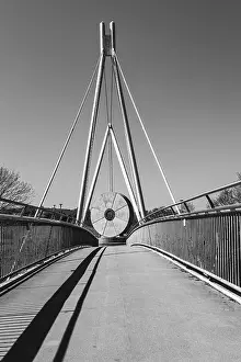Devon England Scenery Drucke: Miller's Bridge over the River Exe