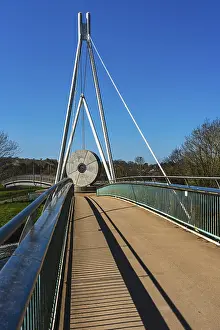 United Kingdom Waterways Drucke: Miller's Bridge over the River Exe