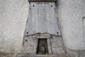 Bilder Datiert 10. Dezember 2024: Bergbaugeschichte-Gedenkstein, Peter Tunner der Ältere.