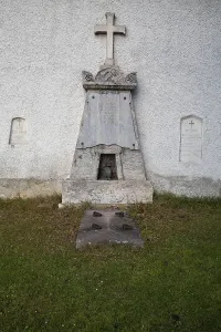 Bilder Datiert 10. Dezember 2024: Bergbaugeschichte-Grabstein, Peter Tunner der Ältere.
