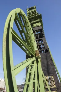 German Industrial Building Drucke: Former mining tower of the Erin coal mine