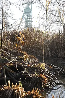 Central Europe Industrial Estate Drucke: Former mining tower of the Erin coal mine