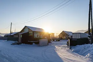 Road Of Bones Sakha Republic Drucke: Mining town Ust-Nera. Road of Bones