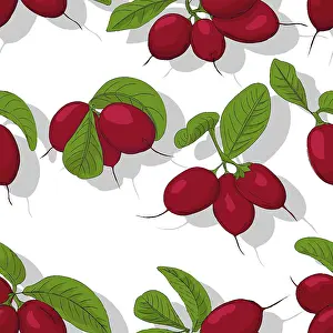 Medical Care Concept Image Drucke: Miracle fruits repeating pattern
