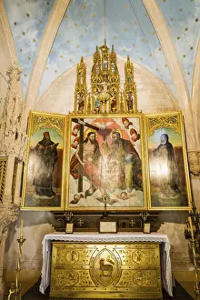 Western Europe Tourist Attraction Drucke: Miramar Monastery, current chapel