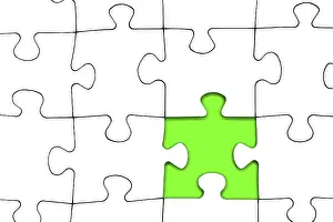 Missing Puzzle Piece Drucke: Missing piece of the puzzle