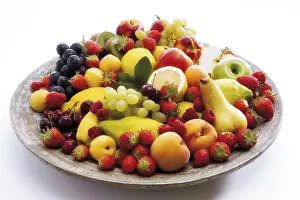 Fruity Studio Still Life Drucke: Mixed fluit platter