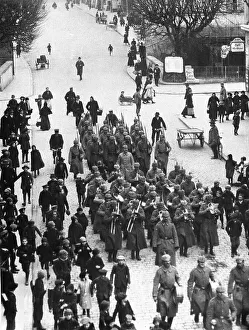 Historical European Photography Drucke: Mobilisation, withdrawal of troops