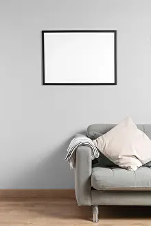 Modern Architecture Design Drucke: Mock up frame wall