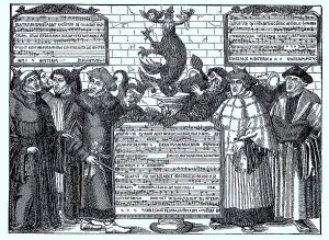 Handicraft Illustration Drucke: The mocking song on the interim