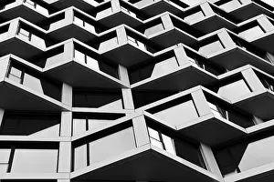 Modern Architectural Style Images Drucke: Modern architecture with concrete