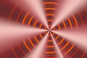 Modern Background Drucke: Modern background with circles