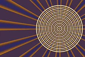 Modern Abstract Background Drucke: Modern background with circles