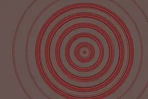 Full Format Wallpaper Drucke: Modern background with circles