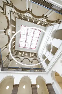 Contemporary Educational Institution Drucke: Modern interior with high ceiling