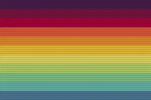 Deserted Colourful Scene Drucke: Modern soft gradient lines as colorful gradient lines