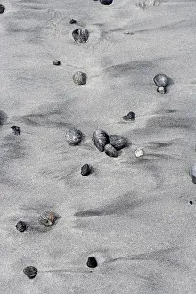 Black And White Beach Scene Drucke: Molnes on Vigra