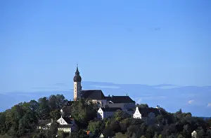 Upper Bavaria Germany Drucke: Monastery of Andechs - Upper Bavaria - Germany