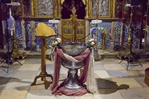 Orthodox Baptism Drucke: Monastery, baptism, Moni Panachrantou