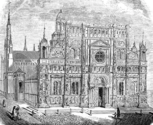 Gerahmter Druck : Klosterkomplex in Certosa di Pavia Gerahmter Druck : Klosterkomplex in Certosa di Pavia