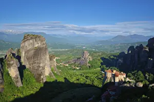 Greek Orthodox Monasteries Drucke: Monastery of Rousanou and Monastery of St