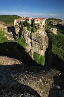 Meteora Rock Formations Drucke: Monastery of Varlaam monastery