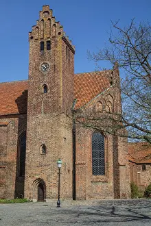 Ystad Monastery Drucke: The monastery in Ystad, built in 1267