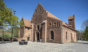 Skane County Landmark Drucke: The monastery in Ystad, built in 1267