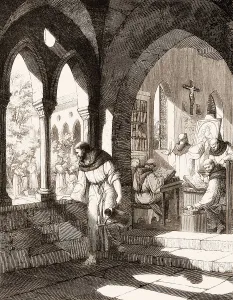 Catholic Monastery Complex Drucke: The monastic life of monks at work