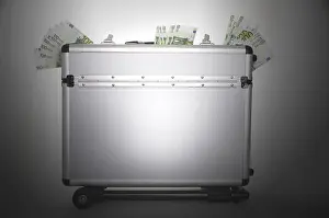 Euro Banknote Drucke: Money case