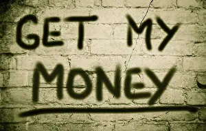 Capital Market Finance Drucke: Get My Money Concept