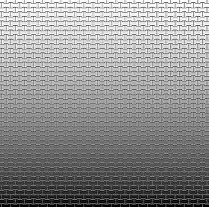 Geometric Background Image Drucke: Monochrome geometric pattern with a gradient from white to black