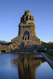 Saxony Germany Landmark Drucke: Monument to the Battle of the Nations