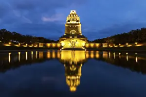 Leipzig Monument Drucke: Monument to the Battle of the Nations