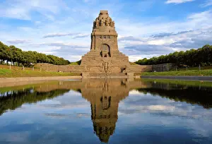 German Federal Republic Monuments Drucke: Monument to the Battle of the Nations