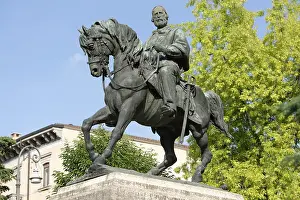 Equestrian Sculpture Art Drucke: Monument to Giuseppe Garibaldi