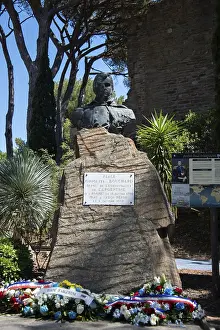 Western Europe Historical Sites Drucke: Monument to Hippolyte Bouchard