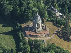 Historic Tower Architecture Europe Drucke: Monument of the student fraternity