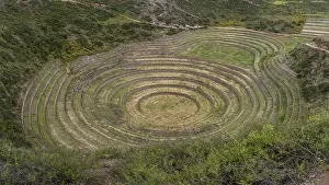 Peru Landscape Drucke: Moray, Maras, Peru